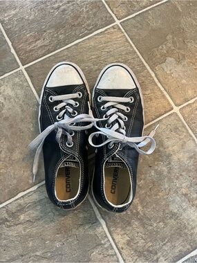 Leather Converse